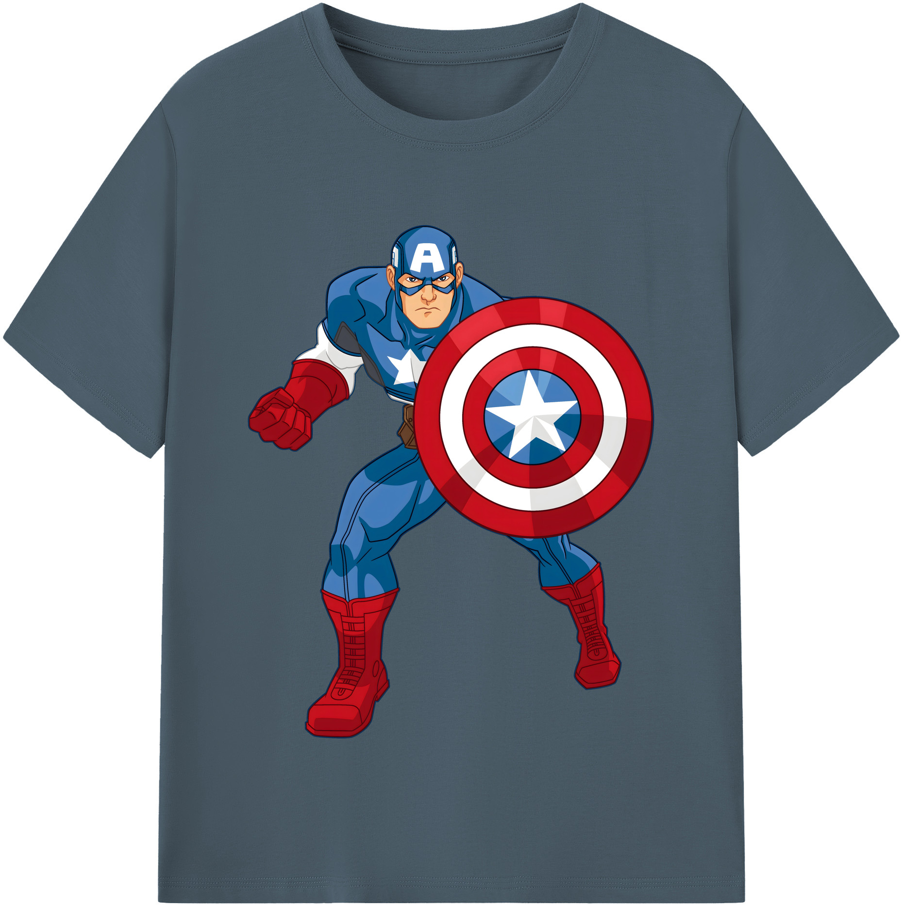 （画像用） アベンジャーズ The Avengers 綿100％半袖Tシャツ（フロントプリント）